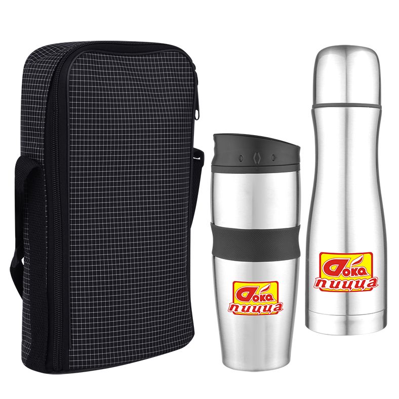 2-PC Travel Flask And Tumbler Set