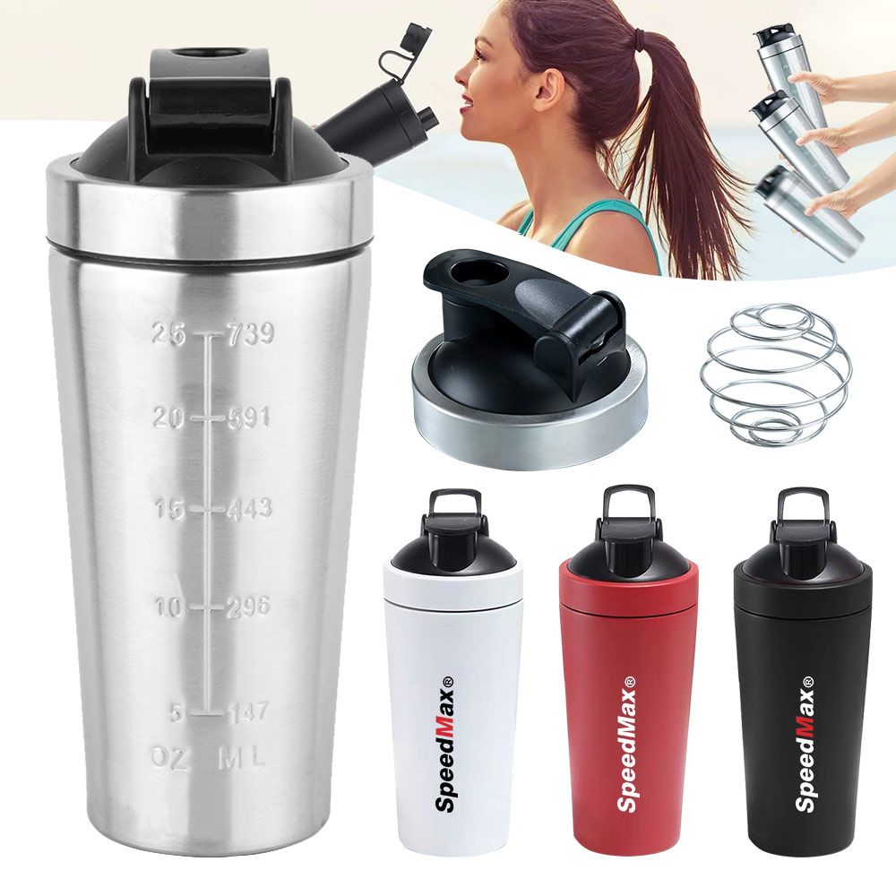 750ML Stainless Steel Shake Blender Tumbler 