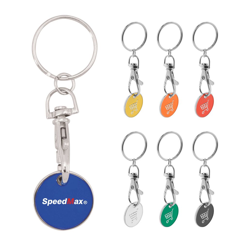 Shopping Cart Token Keychain